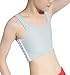 Breathable Super Flat Les Lesbian Tomboy Compression 3 Rows Clasp Chest Binders (Medium, Grey)