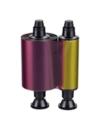 R3011 Evolis YMCKO Color Printer Ribbon   200 Prints