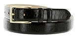 Adam Mens Genuine Italian Calfskin Leather Dress Belt 30mm Wide Polished Buckle