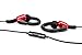 SONXTRONIC XDR-1000 BB Premium Fashion Soft Touch Earhook Earbud Sport Running Headphones with Microphone Bass Boxes Design Red