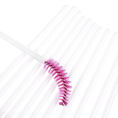 Creazy(TM) 50pcs Disposble Eyelash Brush Mascara Wands Makeup Cosmetic Tools (Hot Pink) - Thumbnail 6