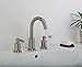 Derengge LFS-0188-BN Two Handle 8 Inch Widespread Bathroom Sink Faucet with Pop up Drain, Brushed Nickel