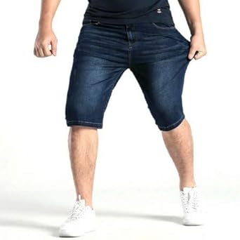 bermuda jeans masculina abaixo do joelho