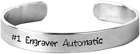 #1 Engraver Automatic - Unisex Hand-Stamped Aluminium Bracelet