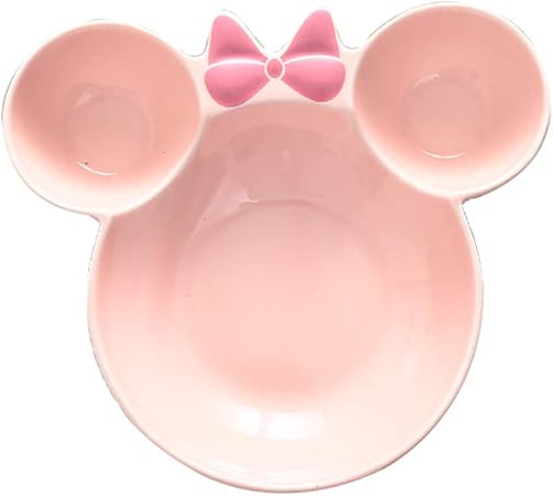 Creative Assiette De Petit Dejeuner En Ceramique Pour Enfant Vaisselle De Couleur Dessin Anime Table Damour De Style Assiette Minnie Mickey Plaque Rose Vaisselle Et Arts De La Table Vaisselle Et Plats De