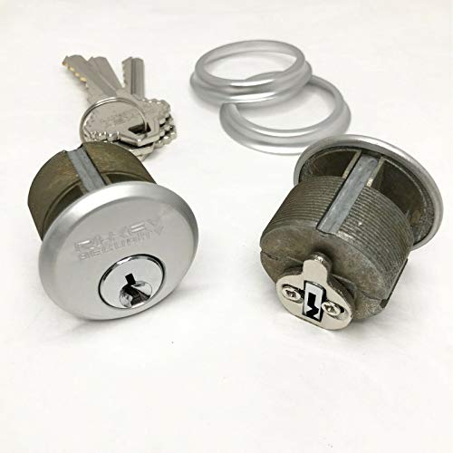 RI-KEY SECURITY - 2 Mortise Lock Cylinders 1" for Commercial Store Front Entry Door Adams Rite