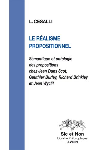 Le  réalisme propositionnel