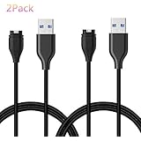 Garmin Fenix 6 6S 6X Pro Sapphire Charger 2Pack, Ankey Charger Cable for Garmin Fenix 5 5S 5X Plus, Forerunner 935 945 45 45S 245, Approach S10 S40 S60 X10, Quatix 5 Sapphire, Vivoactive 3 4 4S