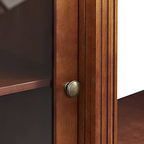 GOOD & GRACIOUS Modern Electric Fireplace TV Stand, Fit up to 55" Flat