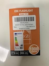 BORUIT V10 Small Powerful Flashlight with 365nm UV
