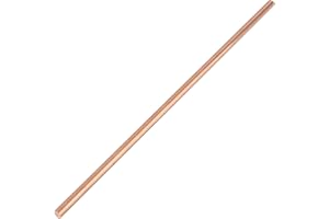 UAUAFIFI Pure Copper Round Rod 5/16" Dia 13" Length Bare Copper Cu Metal Rod for DIY, Industry, Decoration (5/16x13inch, 1Pcs)