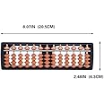 THY COLLECTIBLES 13 Digit Rods Standard Abacus Soroban Chinese Japanese Calculator Counting Tool 8"