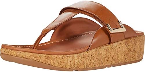 Fitflop Women's Remi Toe Post-Velcro Adjustable Flip-Flop, Light Tan, 38 EU  price in UAE | Amazon UAE | kanbkam