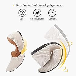 BABUDOG Women's Mesh Flats Shoes Pointed-Toe Dress