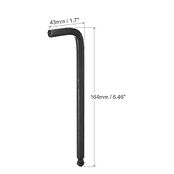 uxcell 5/16" Ball End Hex Key Wrench, L Shaped Long