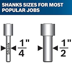 BOSCH RBS010 10-Piece 1/2 in. and 1/4 in. Shank