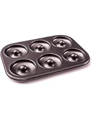 Donut Pan - Premium 6 Cup Non-Stick Donut & Bagel Maker - PFOA Free for Healthier Homemade Baked Doughnuts.