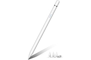 Pencil 1st Generation for Apple iPad. HATOKU Pencil for iPad with USB-C Fast Charge, Palm Rejection and Tilt, Pencil for iPad Compatible with iPad 6/7/8/9/10, Air 3/4/5, Mini 5/6, Pro 11"/12.9"(White)