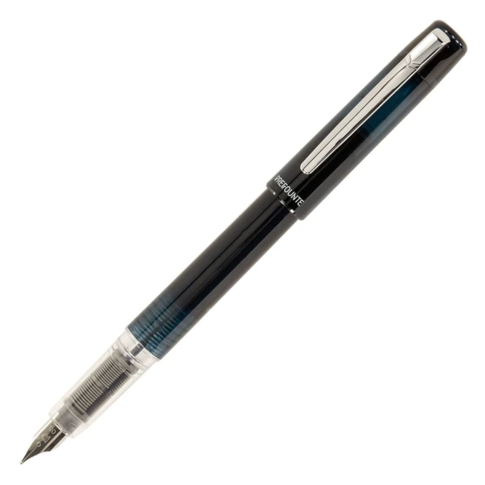 PLATINUM Prefounte Fine Fountain Pen - Graphite Blue STPLAPREGB