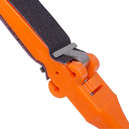 Flat File Sanding Stick With Replaceable Abrasive Strips For Sanding