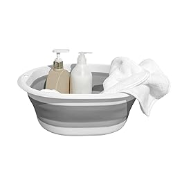 Hershii Collapsible Wash Basin Foldable Washing