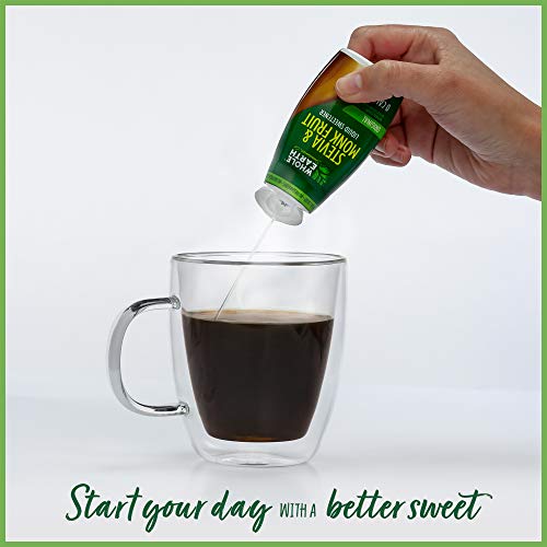 Whole Earth Stevia & Monk Fruit Liquid Sweetener, Original, No