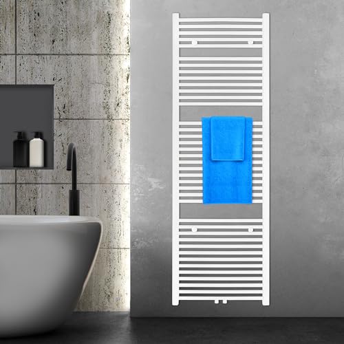 VILSTEIN® Badheizkörper - Handtuchheizkörper Elektrisch Nutzbar - Handtuchtrockner Badezimmer - Handtuch Heizkörper Bad mit Seitenanschluss - Handtuch