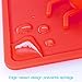 Baby Feeding Mat, BliGli Toddlers Silicone Placemat, Strong Suction Non-Slip Baby Plates for Babies Toddlers and Kids, Dishwasher/Microwave Oven Safe, Fits Most High Chair Trays (Red Crab)