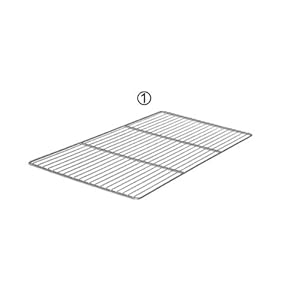 De Buyer Industries 3330.53 201 keukenrooster, draad, 53 x 32, 5-2 roestvrijstalen steunen