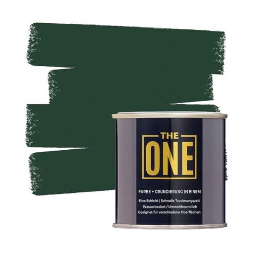 THE ONE All-In-One Farbe & Grundierung - Grün, 2.5 L | Formel für mehrere Oberflächen mit 1 Anstrich | Einfache Innen- und Außendekoration für Wände,