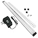 EShine LED Under Cabinet Lighting, with IR Sensor! Extra Long 20 Inch Panel - Hand Wave Activated - Easy to Instal - Screws and 3M Sticker Options Included, Warm White