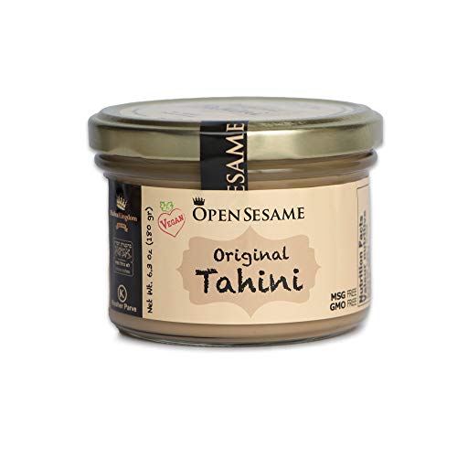 Open Sesame Flavored Tahini Spread, Vegan, MSG Free, GMO Free, Original Tahini (6.3 Oz)