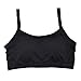 VeaRin Big Girls' Cotton Training Crop Bra with Padding,Starter Bras for Girls Pack of 4 White