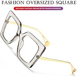 AIEYEZO Oversized Blue Light Glasses for