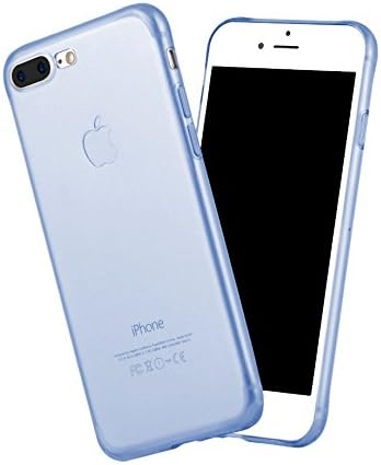 TPU Rubber Soft Case for Iphone 7 Plus &amp; 7s Plus (5.5 inches) (Translucent Blue)