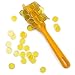 Magnetic Bingo Wands and Translucent Chips|Easy to Pick Up Bingo Chips|STEM Kits for Learning, Counting|Yellow 100 Chips