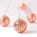 Ling's Moment Rose Gold Moroccan Lamp 10 LED Lights AA Battery Powered Boho Decor Glod String Lights for Wedding, Indoor, Bedroom, Curtain, Patio, Holiday, Party Decorations (Warm White)