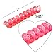 QY 20PCS Bright Colors Beads Barrettes Spiral Coil Hairholders for Ladies by Quality Yes