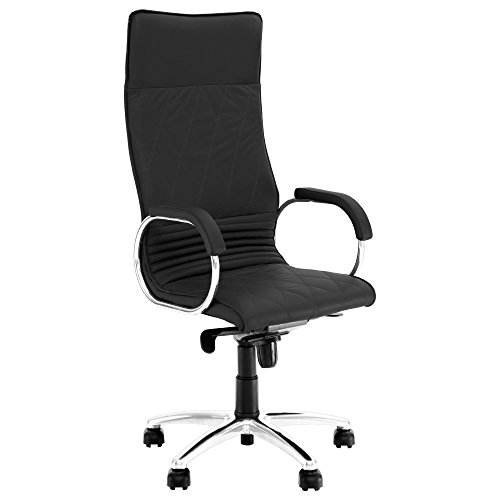 SEDIA-SINCRONA-ALLEGRO-SEDILE-UFFICIO-PROFESSIONALE-ERGONOMICO-MULTI-POSIZIONE-360--GIREVOLE-NERO
