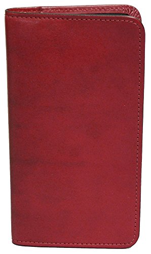 Scully Leather Pocket Address Book Red