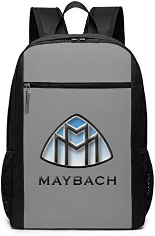 Syins Designed Maybach Vehicle Logo Backpack,17 Inch Hiking Bags For Boys And Girls
