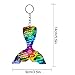 Hicdaw 30PCS Keychain for Mermaid Tail - Party Favors for Mermaid Reversible Sequins Keychain Decoration for Bag Party Favors for Kid Adult