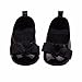 voberry Toddler Baby Girl's Princess Walking Mary Jane Crib Shoes Ballet Flats (6~12 Month, Black)
