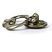 Tinksky Cabinet Hardware Cupboard Wardrobe Drawer Knob Door Pull Handle Pack of 2(Bronze)