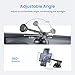 AINOPE Magnetic Phone Car Mount, 6 Strong Magnets Phone Holder for Car Dashboard and Windshield, 360° Rotation & Metal Telescopic Arm, Hands-Free Car Phone Holder for with 3''-7'' Phone