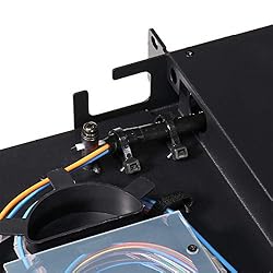Fiber Optic Patch Panel, Rack Mount, 1 RU, Includes