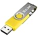 MECO 10Pcs 8GB 8G USB 2.0 Flash Drive Memory Stick Fold Storage Thumb Stick Pen Swivel Design Yellow