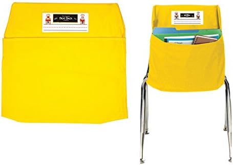 O2 Teach SSK00112YLBN PreK-1 Seat Sack, Small, Yellow, MultiPk 2 Each