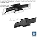 Billet Bowtie Rear Insert Emblem Black 2014-2015 Chevy Silverado 1500, 15-18 2500 HD , 3500 HD (Black)