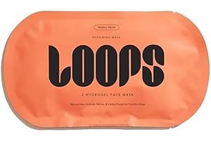 LOOPS WEEKLY RESET - Rejuvenating Hydrogel Face Mask - Rejuvenate, Hydrate, Refine and Visibly Plump for Youthful Glow - Supe